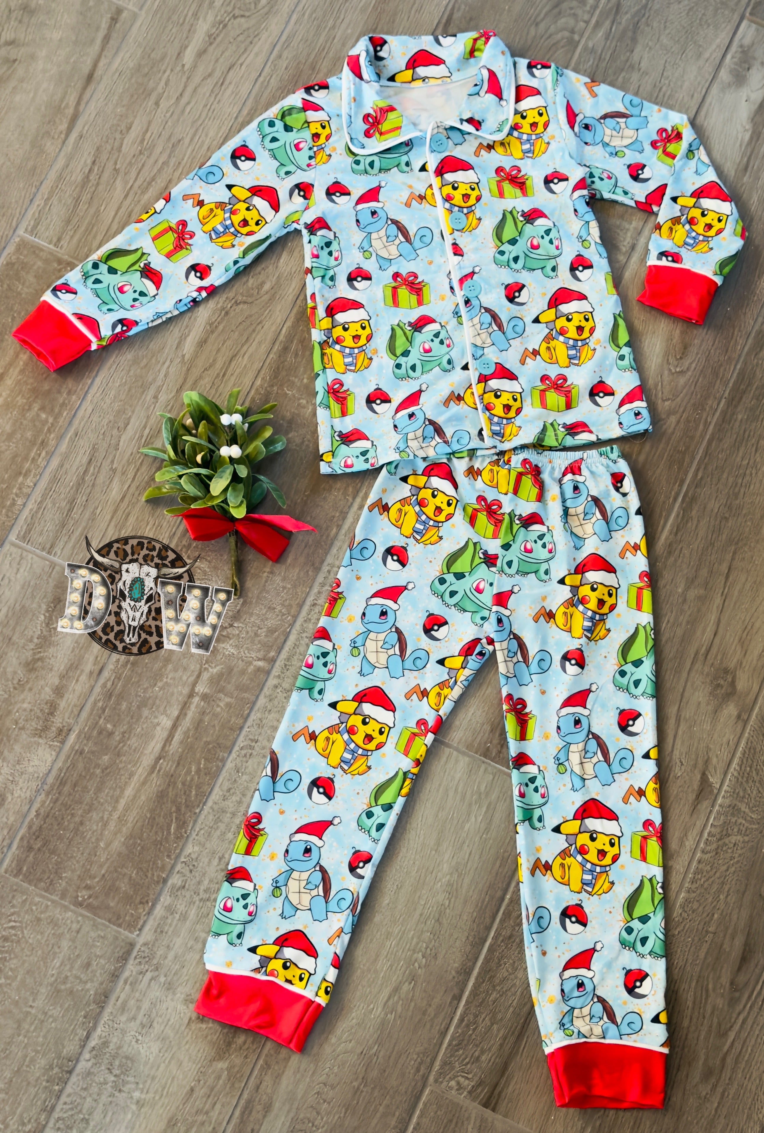 Pokemon Christmas Pajama Set – Double Take Western Boutique