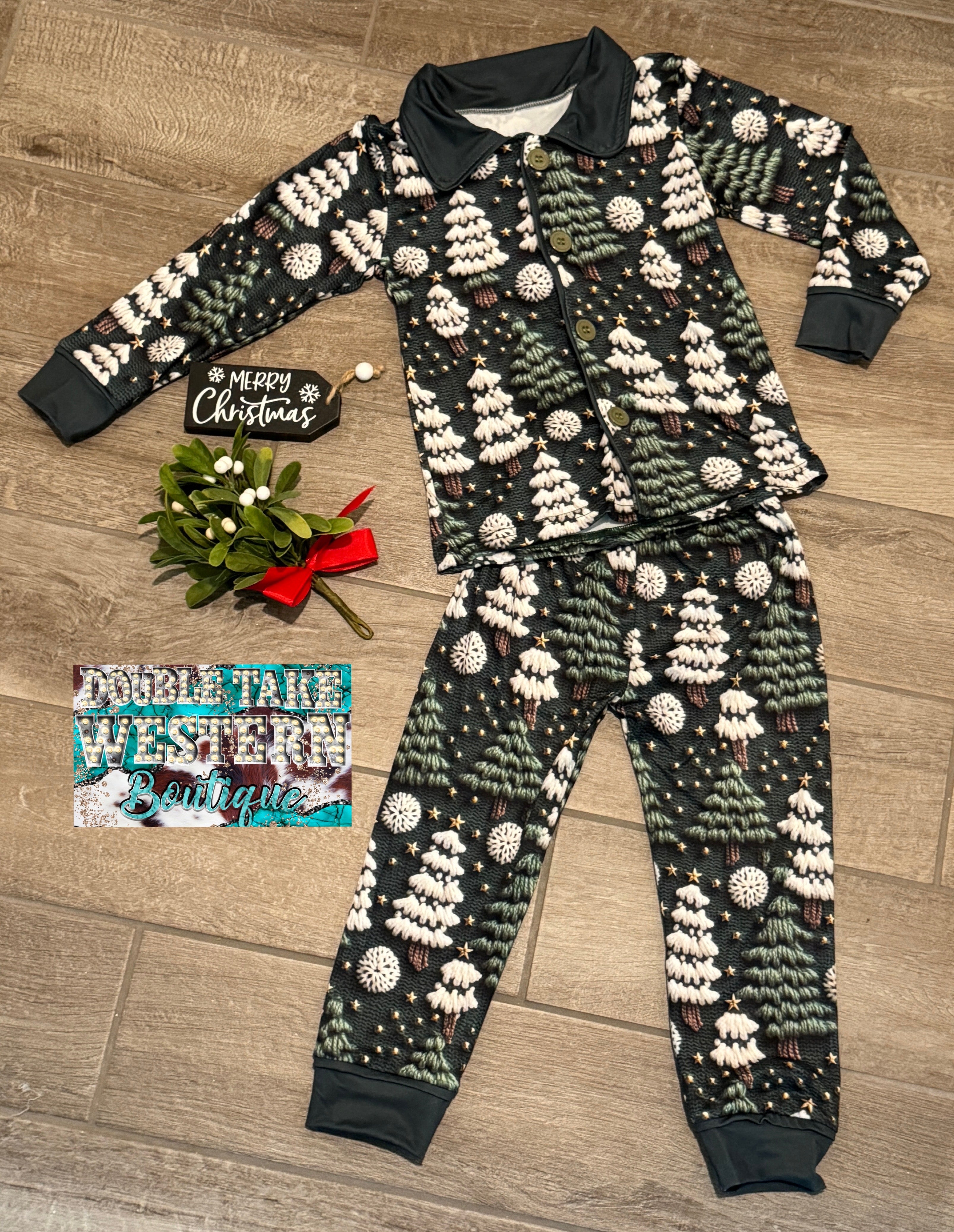 Winter Wonderland Pajama Set – Double Take Western Boutique