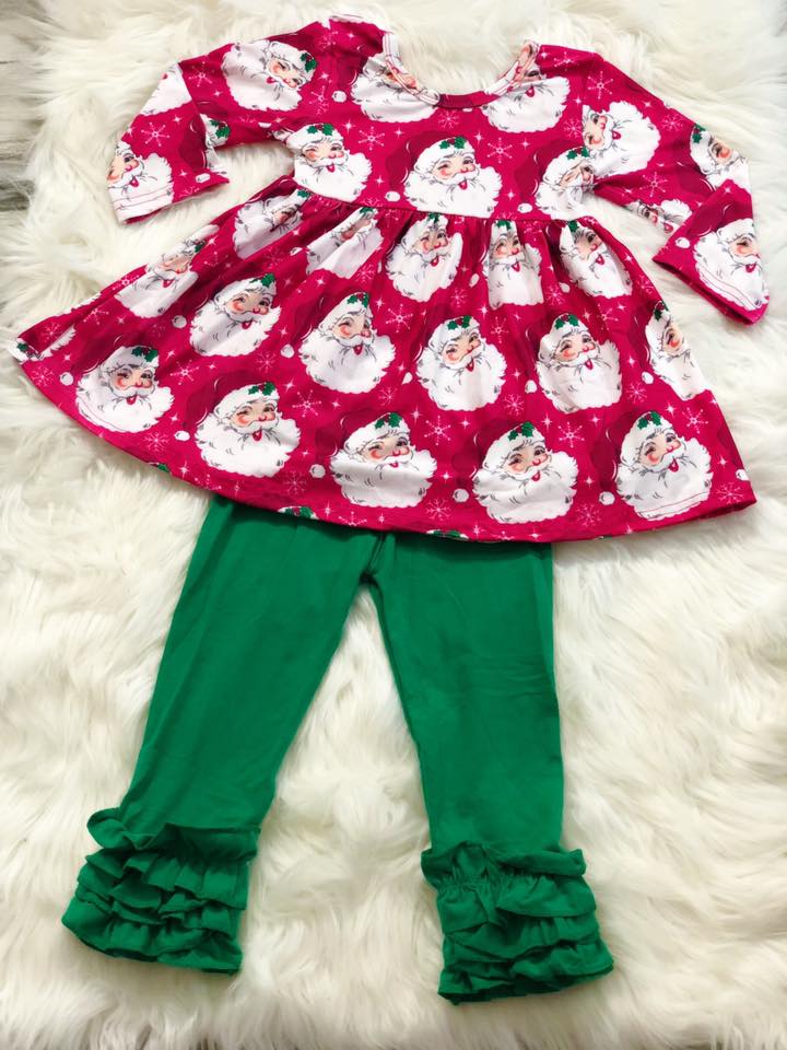 Christmas Vintage Santa Set - Nico Bella Boutique