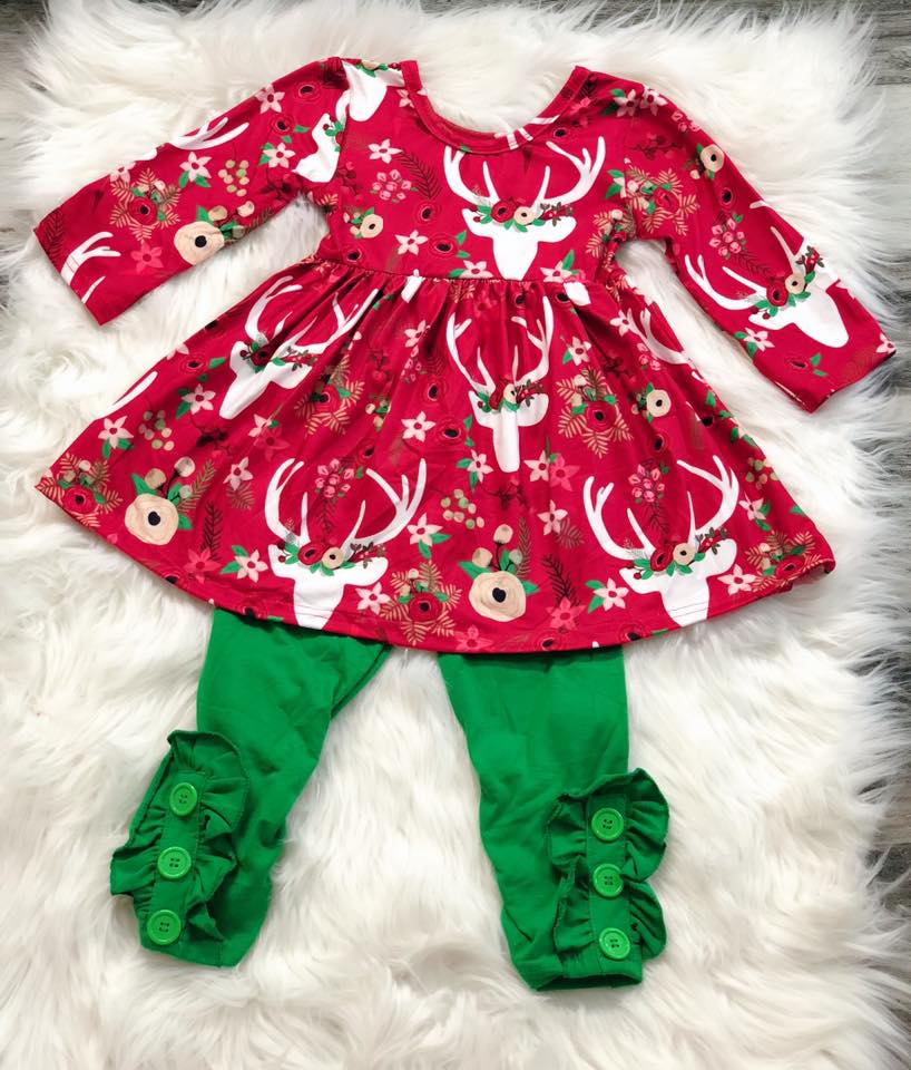 Deer Boho Christmas Set - Nico Bella Boutique
