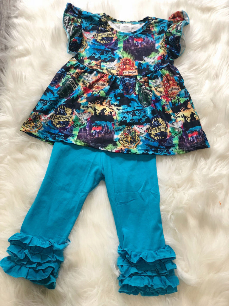 Girls Harry Potter Hogwarts Pant Set - Nico Bella Boutique