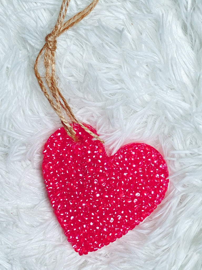 Heart Freshie - Warm Vanilla Sugar Scent