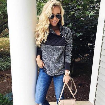 Asymmetrical online sherpa pullover