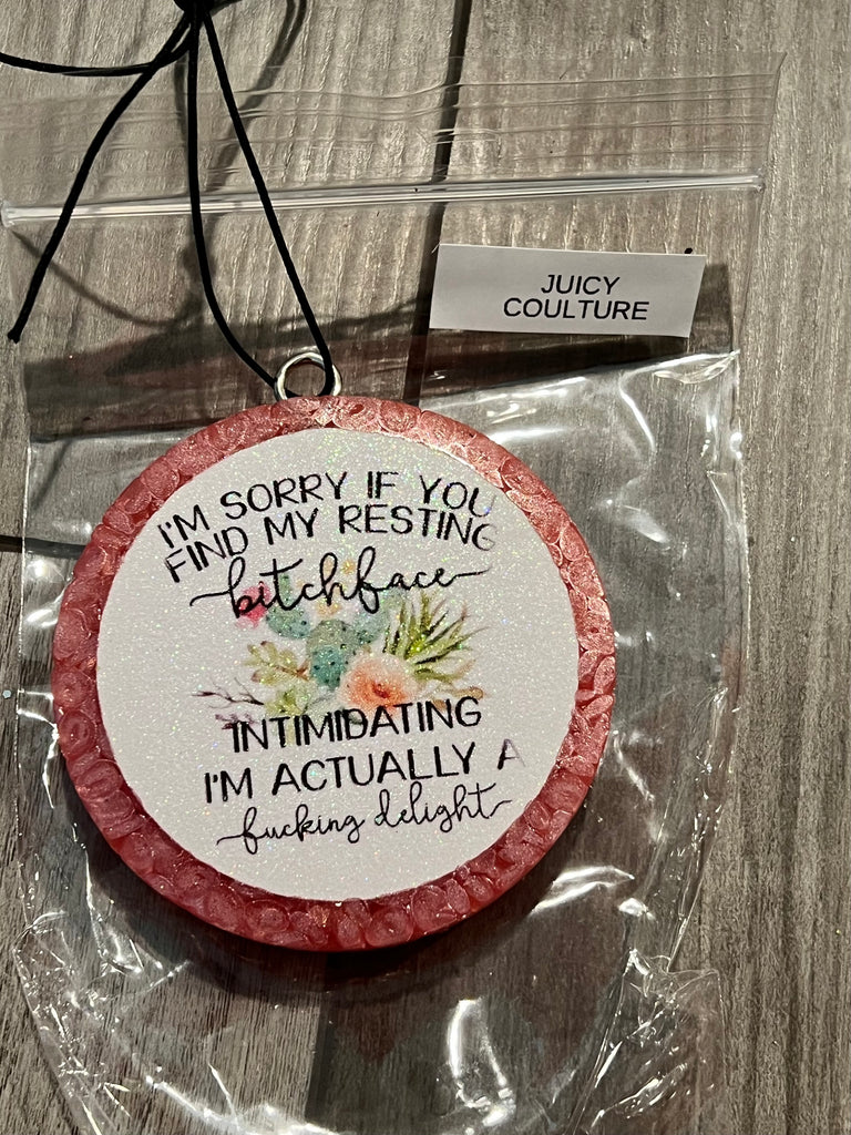Resting Bitch Face Freshie - Juicy Couture Scent