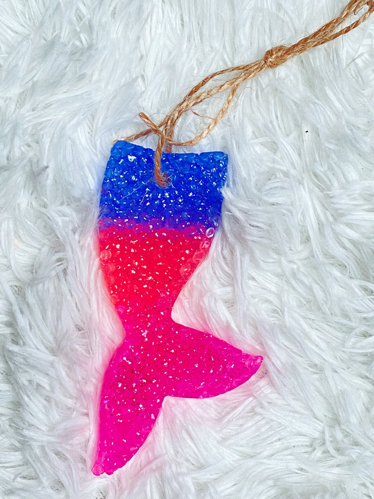 Mermaid Tail Freshie - Pink Chiffon Scent