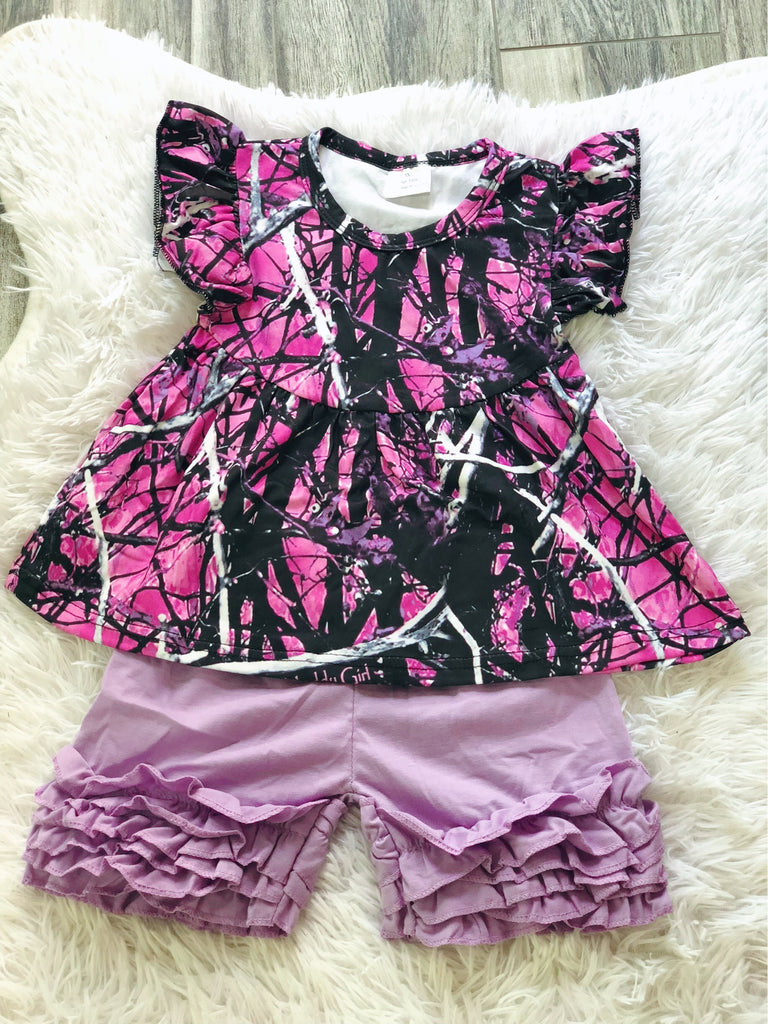 Muddy Girl Short Set - Nico Bella Boutique