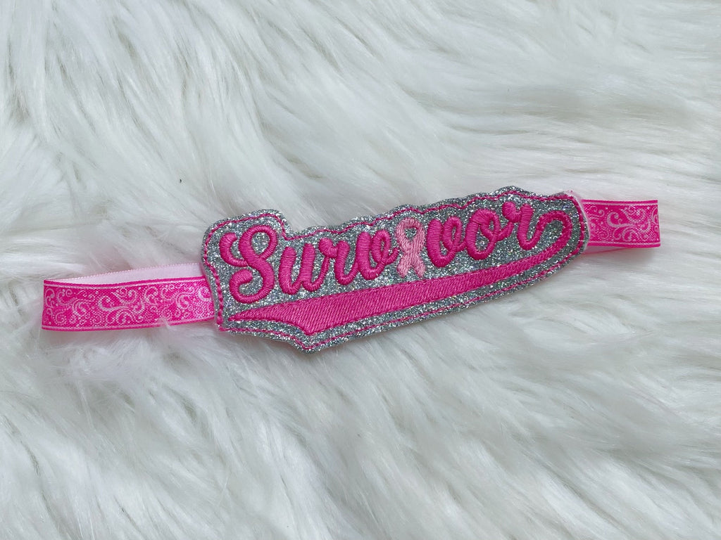 Survivor Breast Cancer Headband - Nico Bella Boutique