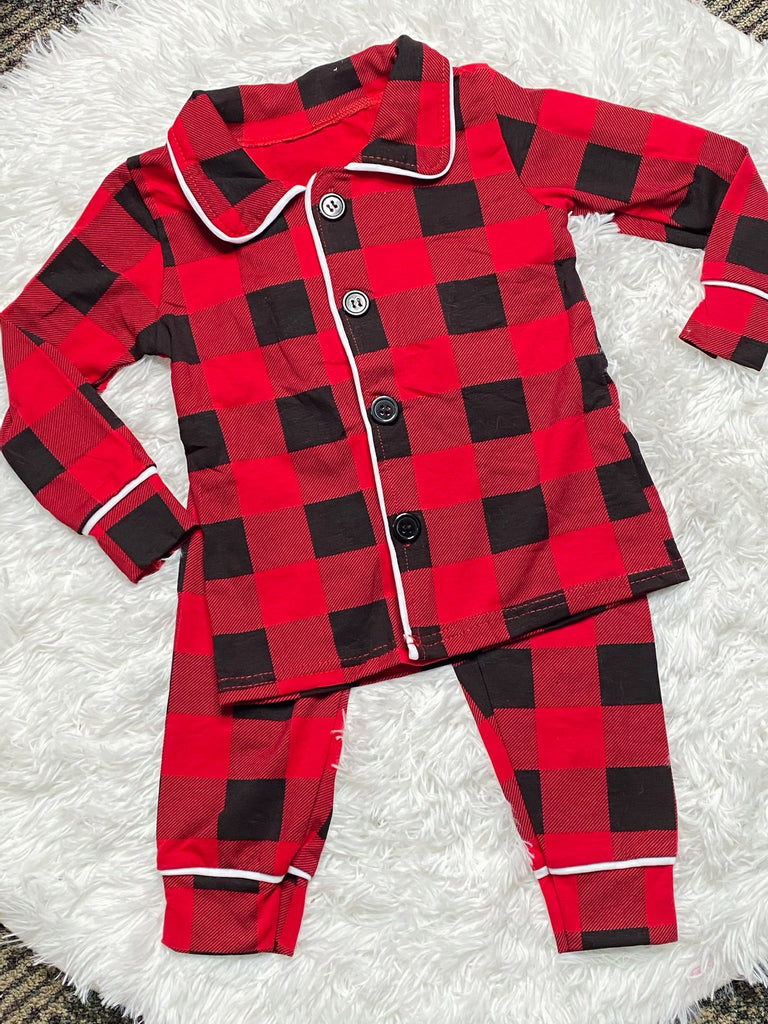 Buffalo Plaid Pajama Set