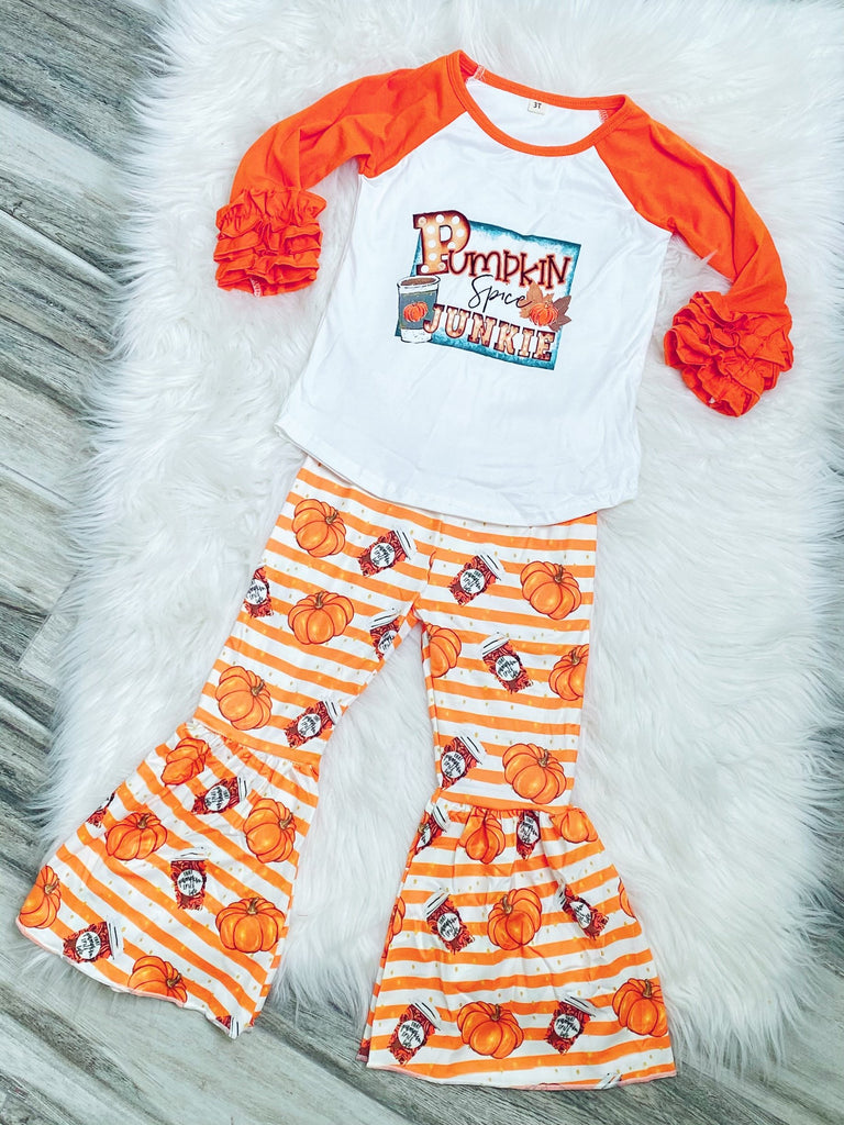 Pumpkin Spice Junkie Pant Set - Nico Bella Boutique