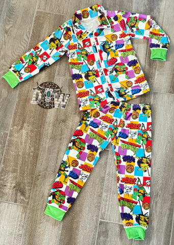 TMNT Mutant Mayhem Ninja Turtles Pajama Set