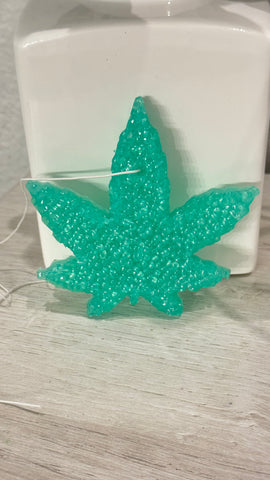 Marijuana Leaf Freshie - Fruitloops Scent