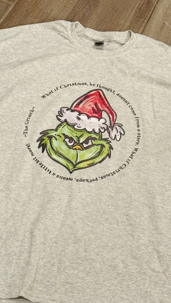 Adult What if Christmas Grinch Graphic Tee