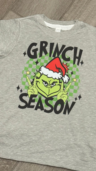 Kids Grinch Season Grinch Christmas Shirt