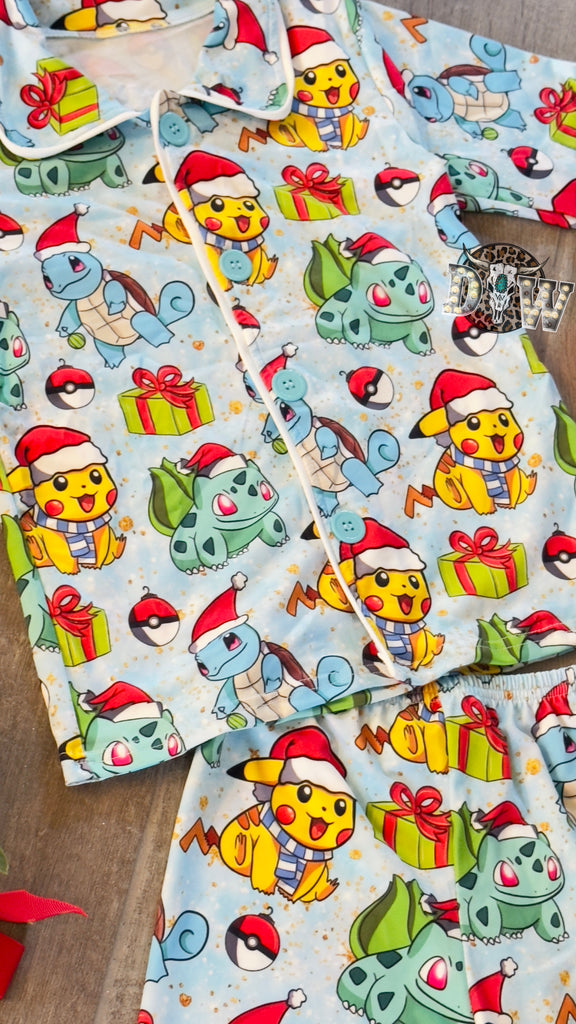 Pokemon Christmas Pajama Set1