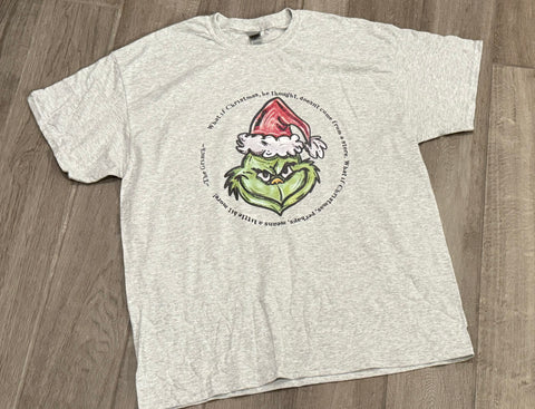 Adult What if Christmas Grinch Graphic Tee
