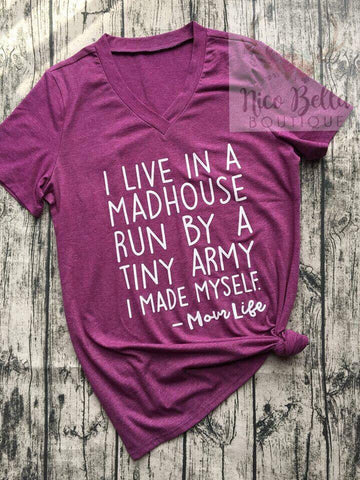 Madhouse Momlife Graphic Tee - Nico Bella Boutique 