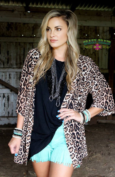 Kitty Kitty Bang Bang Kimono - Nico Bella Boutique 