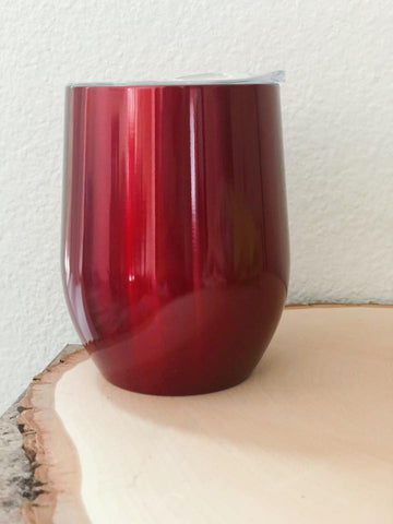 Metallic Red Wine Cup - Nico Bella Boutique 