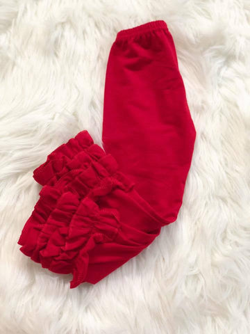 Red Icing Pants - Nico Bella Boutique 