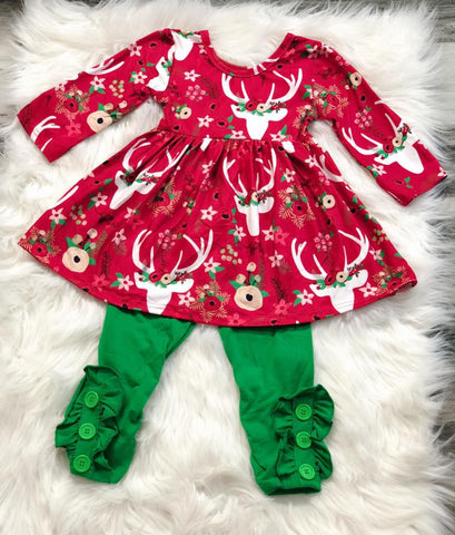 Deer Boho Christmas Set - Nico Bella Boutique 