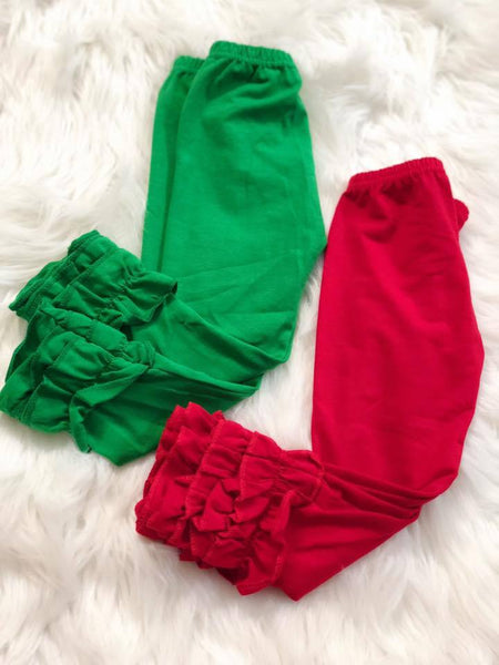 Christmas Green Icing Pants - Nico Bella Boutique 
