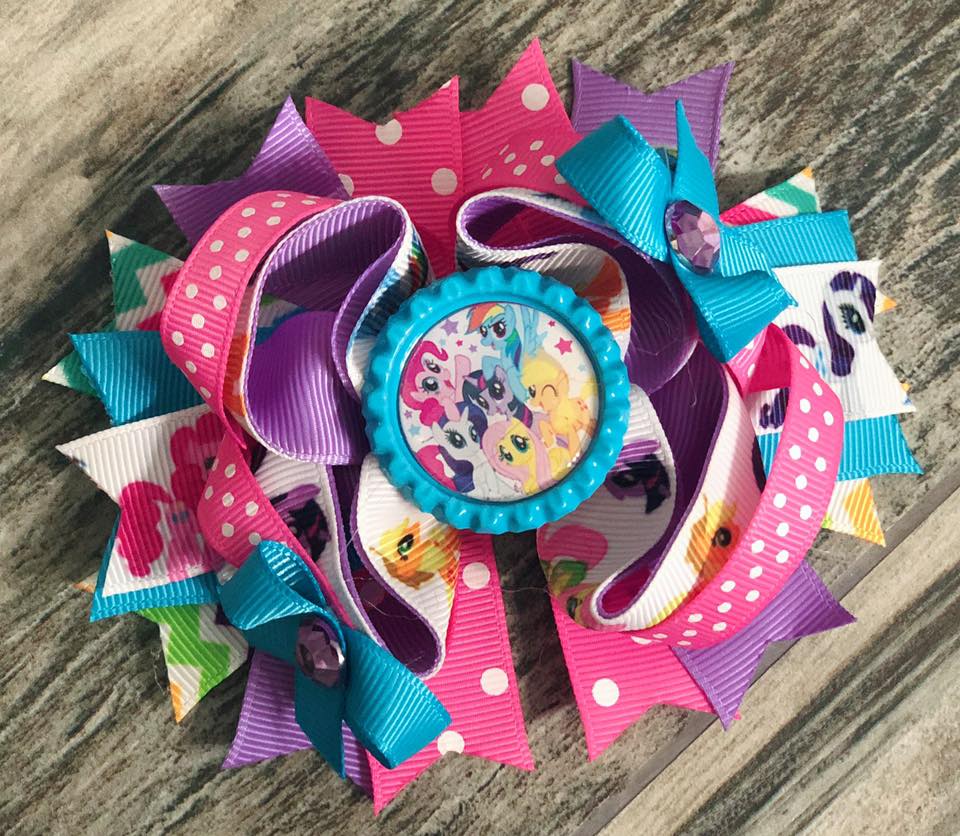 My Little Pony Hair Bow - Nico Bella Boutique 