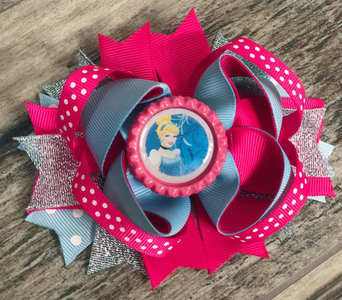 Cinderella Hair Bow - Nico Bella Boutique 