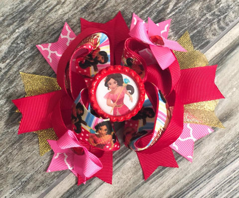 Elena of Avalor Hair Bow - Nico Bella Boutique 