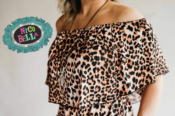 Wild Thing Cheetah Maxi Dress - Nico Bella Boutique 