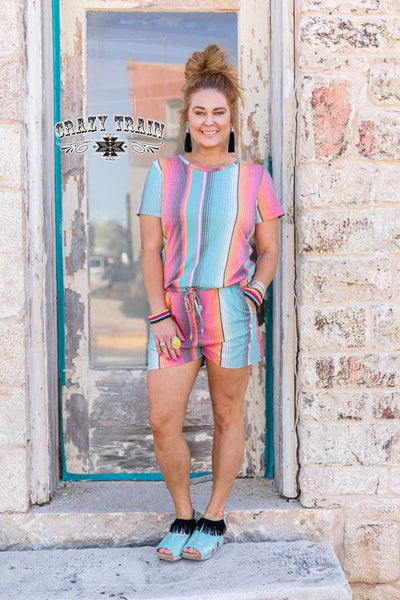 Siesta Serape Romper - Nico Bella Boutique 