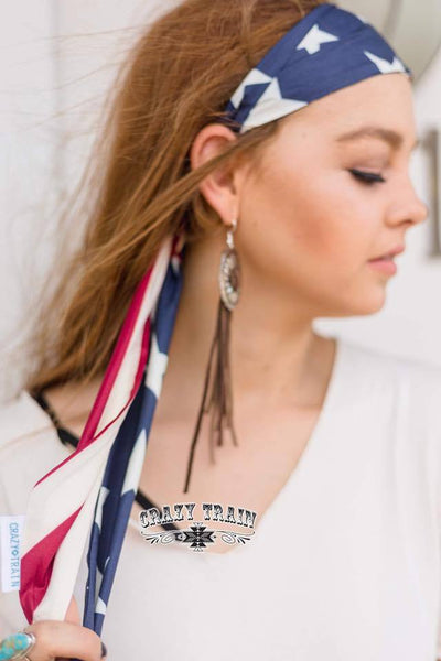 Starwest Headscarf Stars & Stripes - Nico Bella Boutique 