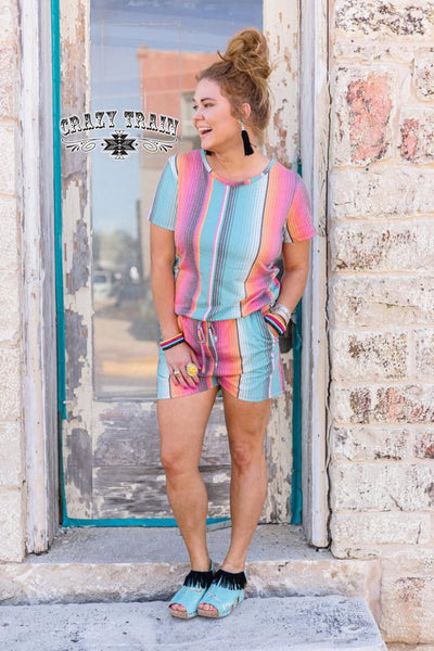 Siesta Serape Romper - Nico Bella Boutique 