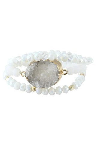 Druzzy Layered Bracelet Set - Nico Bella Boutique 