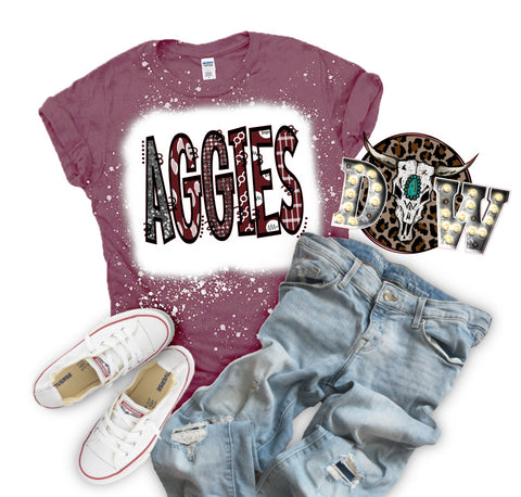 Aggies Bleached Graphic T-Shirt