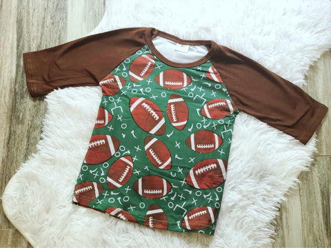 Football Raglan - Nico Bella Boutique 