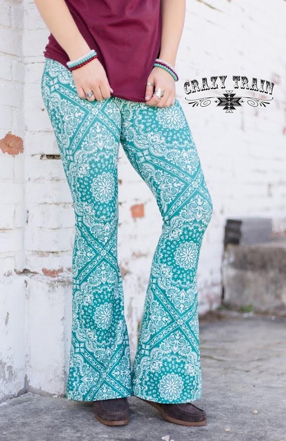 Teal Rodeo Rags Bells - Nico Bella Boutique 