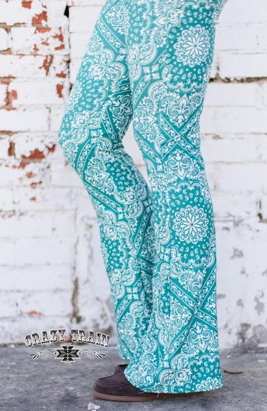 Teal Rodeo Rags Bells - Nico Bella Boutique 