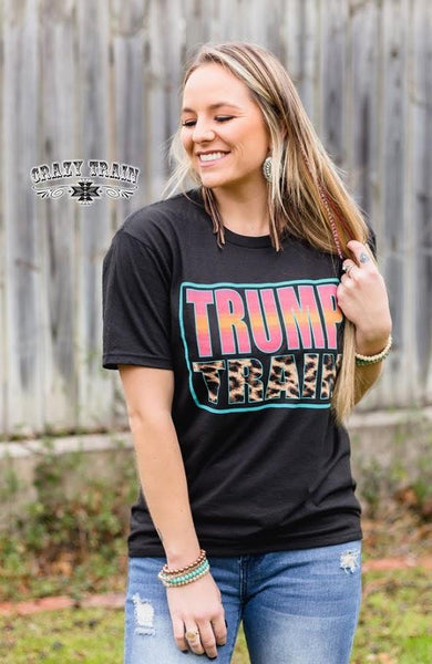 Trump Train Graphic Tee - Nico Bella Boutique 