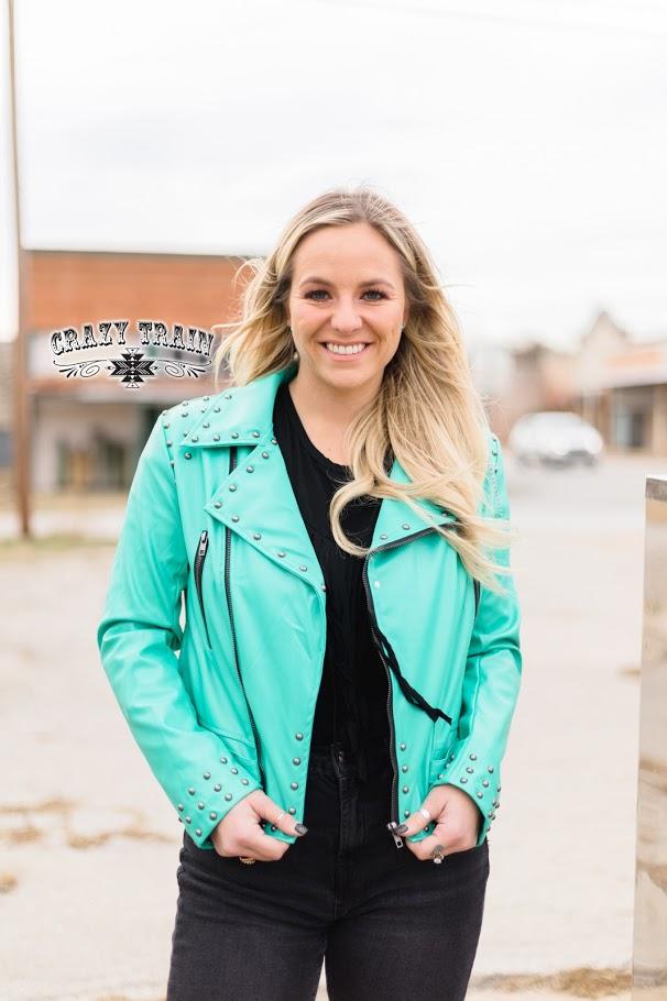 Veste Turquoise On n'est pas des anges - Taille 36 - Vêtements Veste Turquoise On n'est pas des anges - Taille 36 - Vêtements