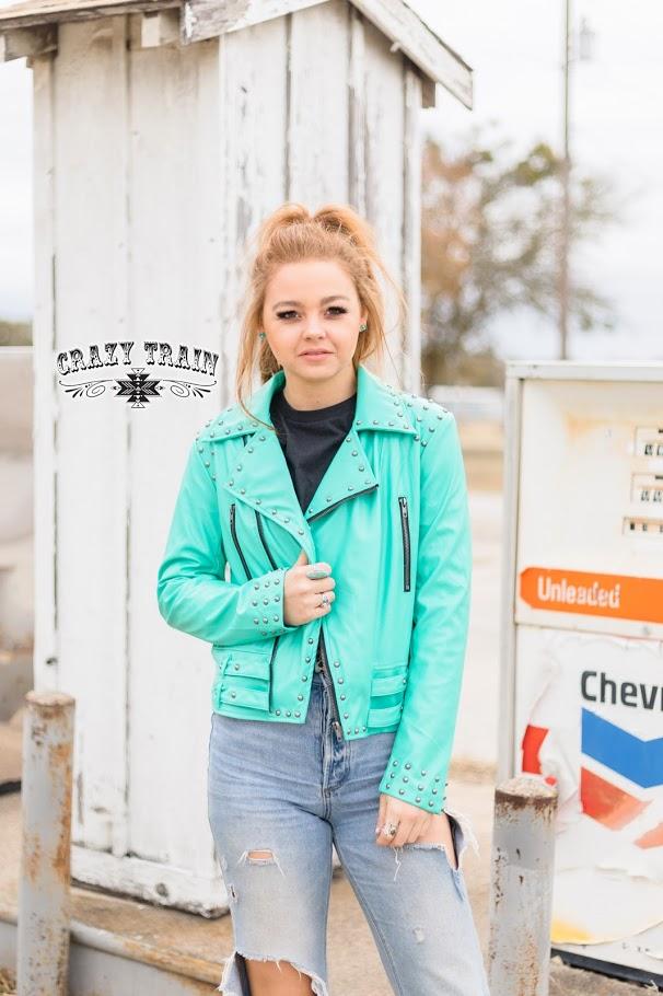 The Camaro Turquoise Jacket Double Take Western Boutique