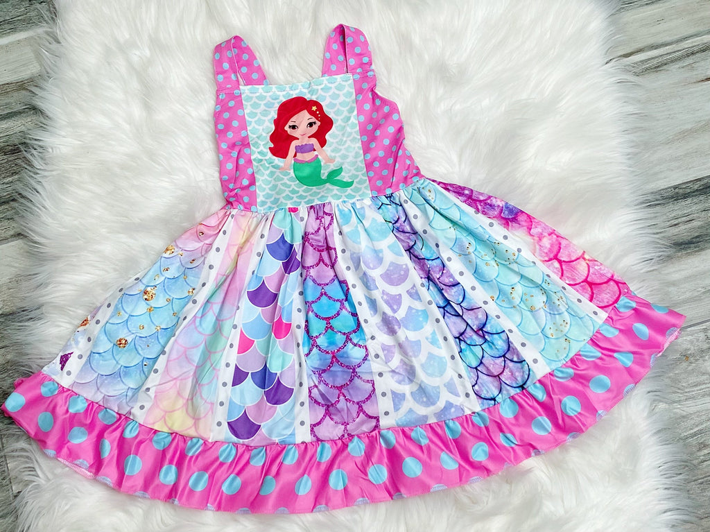 Ultimate Mermaid Twirl Dress - Nico Bella Boutique 