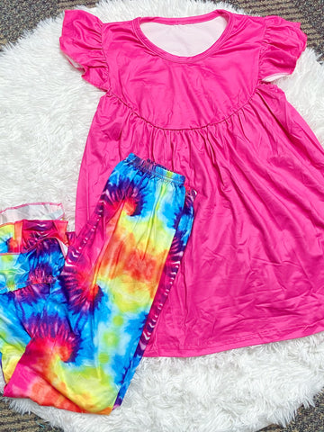 Girls Tie-Dye Set