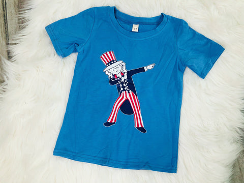 Dabbin Uncle Sam Tee - Nico Bella Boutique 