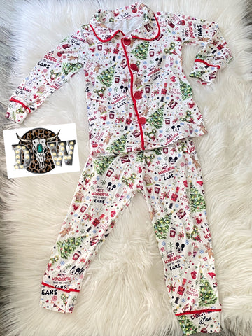 Disney Mickey Christmas Pajama Set