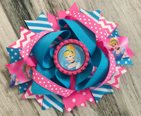 Cinderella Hair Bow - Nico Bella Boutique 