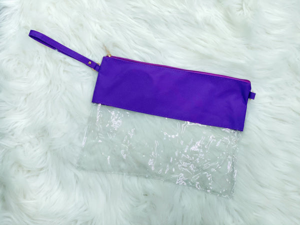 Purple Stadium Crossbody Bag - Nico Bella Boutique 