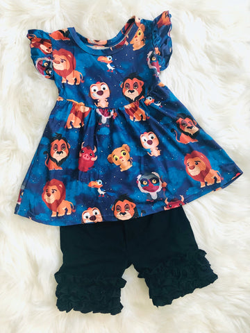 Lion King Short Set - Nico Bella Boutique 