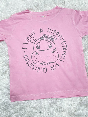 I want a Hippopotamus for Christmas Shirt