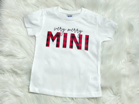 Very Merry Mini Graphic Tee - Nico Bella Boutique 