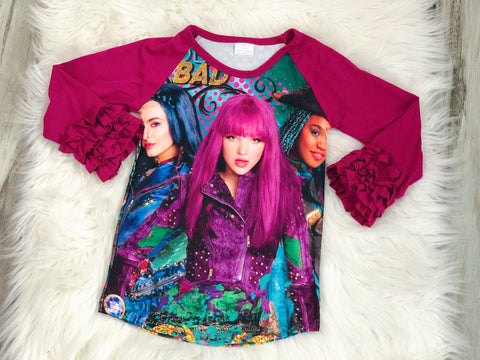 Descendants Icing Raglan - Nico Bella Boutique 